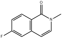 6-fluoro-2-methylisoquinolin-1(2H)-one Struktur