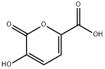 2H-Pyran-6-carboxylic acid, 3-hydroxy-2-oxo- Struktur