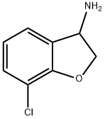 3-Benzofuranamine, 7-chloro-2,3-dihydro- Struktur