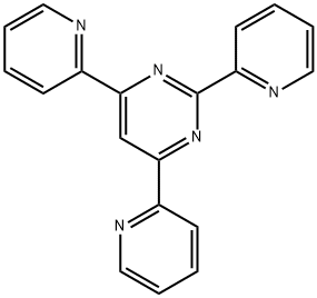 2,4,6-tris(2-pyridyl)pyrimidine Struktur