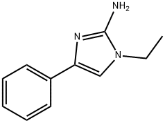 1H-Imidazol-2-amine, 1-ethyl-4-phenyl- Struktur