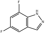 1H-Indazole, 5,7-difluoro- Struktur