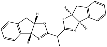 8H-Indeno[1,2-d]oxazole, 2,2'-ethylidenebis[3a,8a-dihydro-, (3aR,3'aR,8aS,8'aS)- Struktur