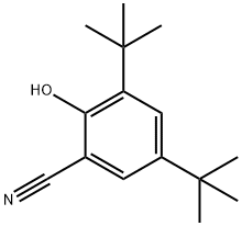 Benzonitrile, 3,5-bis(1,1-dimethylethyl)-2-hydroxy- Struktur