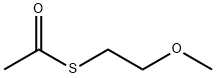 Ethanethioic acid, S-(2-methoxyethyl) ester Struktur