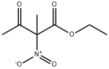 Butanoic acid, 2-methyl-2-nitro-3-oxo-, ethyl ester Struktur