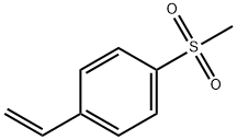 Benzene, 1-ethenyl-4-(methylsulfonyl)- Struktur