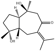 Zedoarondiol Struktur