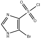 1H-Imidazole-4-sulfonyl chloride, 5-bromo- Struktur