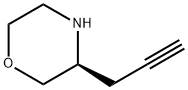 Morpholine, 3-(2-propyn-1-yl)-, (3S)- Struktur