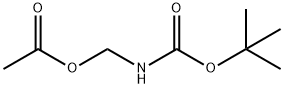 Carbamic acid, N-[(acetyloxy)methyl]-, 1,1-dimethylethyl ester Struktur