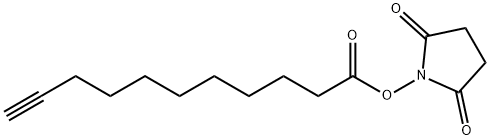 10-Undecynoic acid, 2,5-dioxo-1-pyrrolidinyl ester Struktur