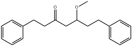 3-Heptanone, 5-methoxy-1,7-diphenyl- Struktur