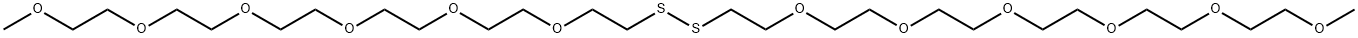 m-PEG6-SS-PEG6-methyl Struktur