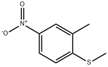 Benzene, 2-methyl-1-(methylthio)-4-nitro- Struktur