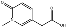 3-Pyridineacetic acid, 1,6-dihydro-1-methyl-6-oxo- Struktur