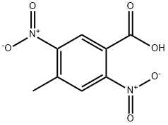 Benzoic acid, 4-methyl-2,5-dinitro- Struktur