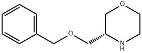 Morpholine, 3-[(phenylmethoxy)methyl]-, (R)- Struktur