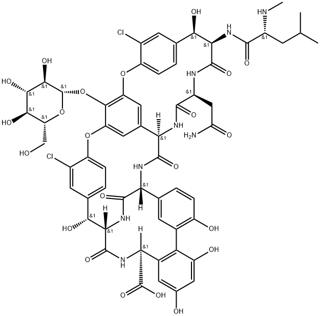 萬古霉素雜質(zhì), 101485-50-1, 結(jié)構(gòu)式