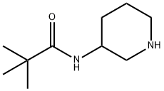 Propanamide, 2,2-dimethyl-N-3-piperidinyl- Struktur