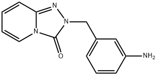 1,2,4-Triazolo[4,3-a]pyridin-3(2H)-one, 2-[(3-aminophenyl)methyl]- Struktur