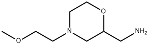 2-Morpholinemethanamine,4-(2-methoxyethyl)- Struktur