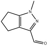 3-Cyclopentapyrazolecarboxaldehyde, 1,4,5,6-tetrahydro-1-methyl- Struktur