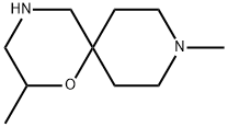 1-Oxa-4,9-diazaspiro[5.5]undecane,2,9-dimethyl- Struktur