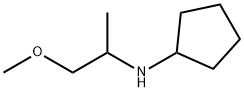 Cyclopentanamine, N-(2-methoxy-1-methylethyl)- Struktur