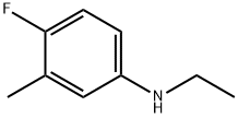 Benzenamine, N-ethyl-4-fluoro-3-methyl- Struktur