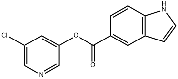 5-Chloropyridin-3-yl 1H-Indole-5-carboxylate Struktur