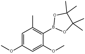 1,3,2-Dioxaborolane, 2-(2,4-dimethoxy-6-methylphenyl)-4,4,5,5-tetramethyl- Struktur