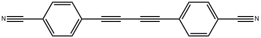 Benzonitrile, 4,4'-(1,3-butadiyne-1,4-diyl)bis- Struktur