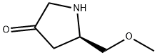 3-Pyrrolidinone,5-(methoxymethyl)-,(5R)- Struktur