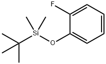 tert-Butyl(2-fluorophenoxy)dimethylsilane Struktur