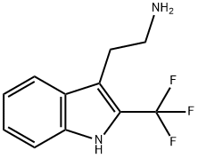 1H-Indole-3-ethanamine, 2-(trifluoromethyl)- Struktur