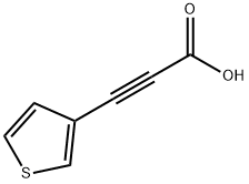 2-Propynoic acid, 3-(3-thienyl)- Struktur