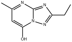 [1,2,4]Triazolo[1,5-a]pyrimidin-7-ol, 2-ethyl-5-methyl- Struktur