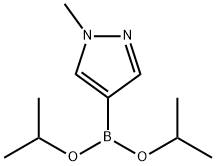 Boronic acid, B-(1-methyl-1H-pyrazol-4-yl)-, bis(1-methylethyl) ester Struktur