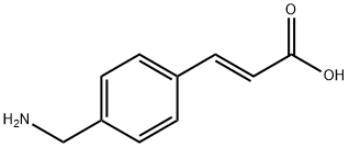 2-Propenoic acid, 3-[4-(aminomethyl)phenyl]-, (E)- (9CI) Struktur