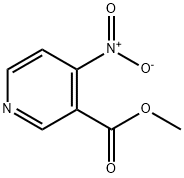 3-Pyridinecarboxylic acid, 4-nitro-, methyl ester Struktur