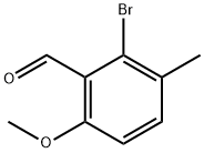 Benzaldehyde, 2-bromo-6-methoxy-3-methyl- Struktur