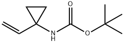 tert-butyl 1-vinylcyclopropylcarbamate Struktur