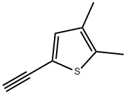 Thiophene, 5-ethynyl-2,3-dimethyl- Struktur