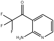 Ethanone, 1-(2-amino-3-pyridinyl)-2,2,2-trifluoro- Struktur