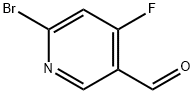 6-bromo-4-fluoropyridine-3-carbaldehyde Struktur