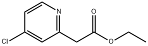 (4-Chloro-pyridin-2-yl)-acetic acid ethyl ester Struktur