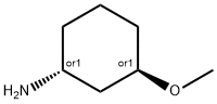 trans-3-Methoxy-cyclohexylamine Struktur