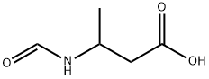 Butanoic acid, 3-(formylamino)- Struktur