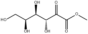 L-lyxo-2-Hexulosonic acid, methyl ester Struktur